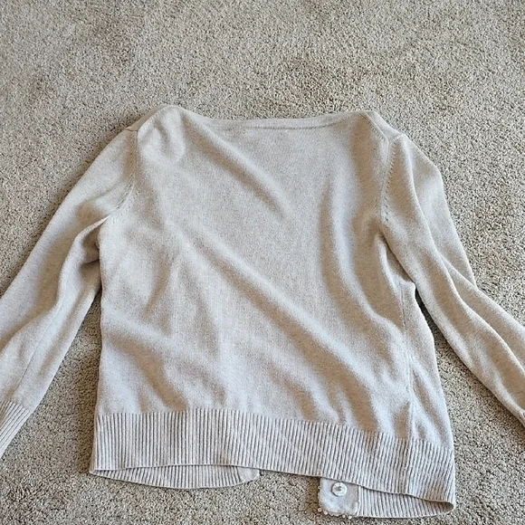 Banana Republic Beige Cardigan - 100% Cotton - Picture 6 of 6